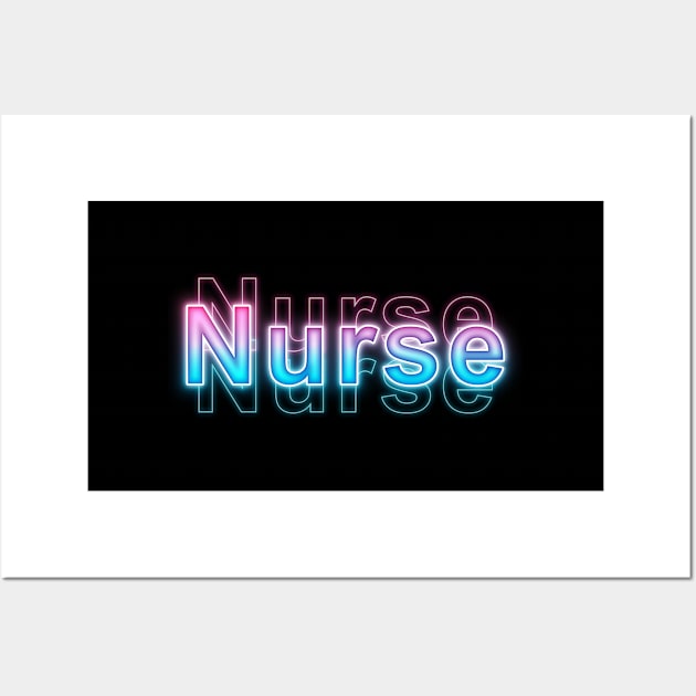 Nurse Wall Art by Sanzida Design